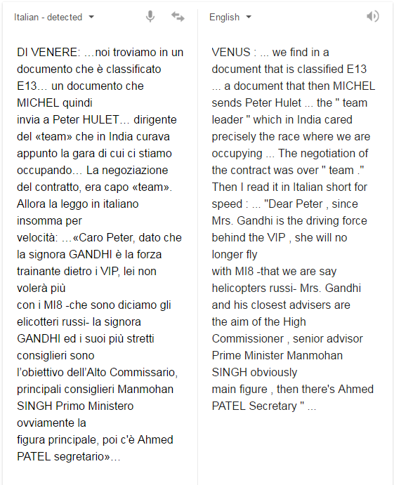 Names of Sonia Gandhi, Manmohan Singh and Ahmed Patel in Pg 204
