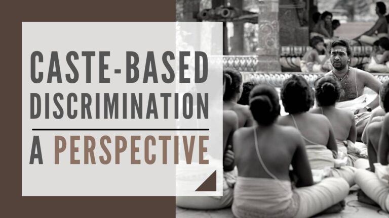 Caste Based Discrimination A Perspective Pgurus