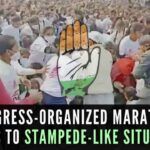 In Bareilly, Uttar Pradesh, an unfortunate stampede occurred in the marathon organized by Congress