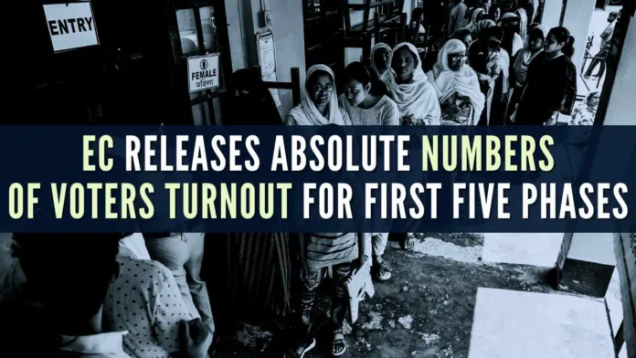The ECI underlined that there has been no delay in the release of voter turnout data