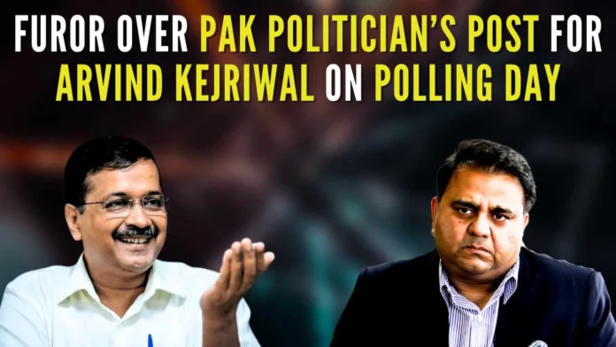 Fawad Chaudhary commented on Arvind Kejriwal’s post on social media
