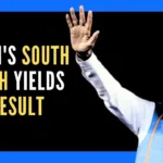 With heavy south push by Modi somehow brought down the influence of Congress and Rahul Gandhi at least in political rallies speeches and poll campaign road shows