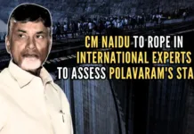Completing Polavaram, being built across the Godavari River, is one of the two priorities set by Naidu