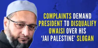 Soon after taking oath as MP in the 18th Lok Sabha, Owaisi said, "Jai Bhim, Jai Mim, Jai Telangana, Jai Palestine, Takbeer Allahu Akbar"