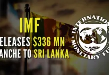The third tranche of financial aid released by the IMF amounts to USD 336 million, making the total amount disbursed to Sri Lanka under the bailout package about USD 1 billion