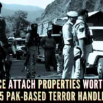Baramulla Police attached properties worth crores belonging to five terror handlers based in Pakistan