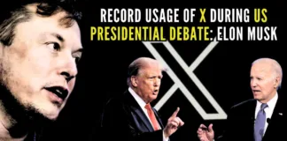 The company said the scale of the global conversation on X was staggering during the debate