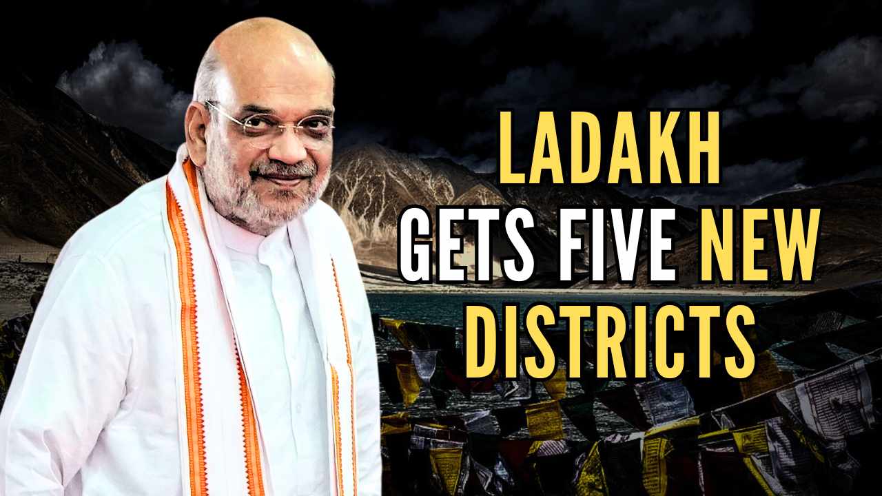 Centre approves creation of five new districts in Union Territory of Ladakh