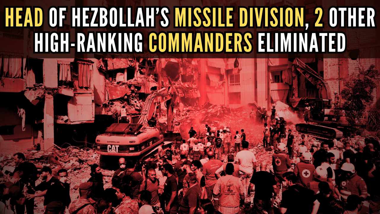 Israeli airstrike in Beirut: Head of Hezbollah’s missile division, 2 other high-ranking commanders eliminated