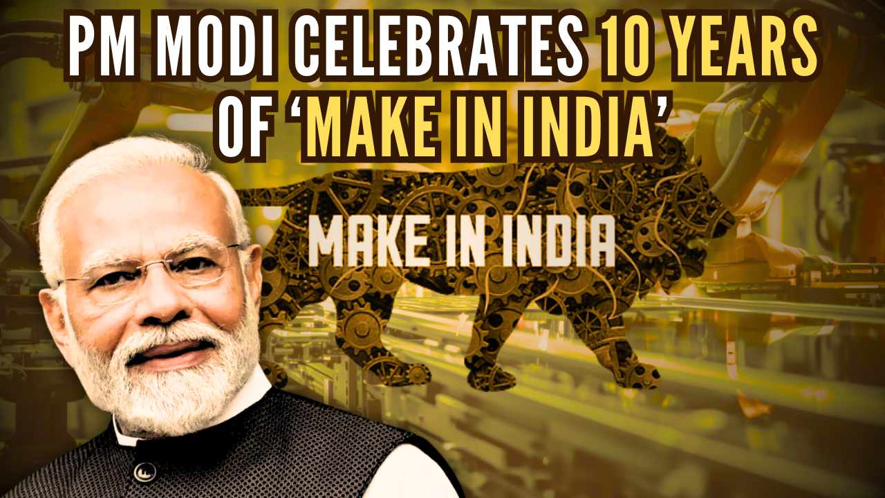 Bharat is unstoppable: PM Modi celebrates 10 years of ‘Make in India’