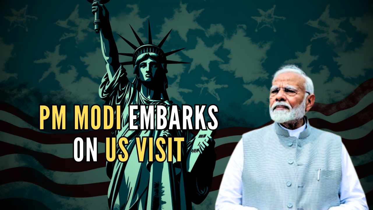 PM Modi embarks on US visit. Meeting Biden. Meeting with Trump not finalized