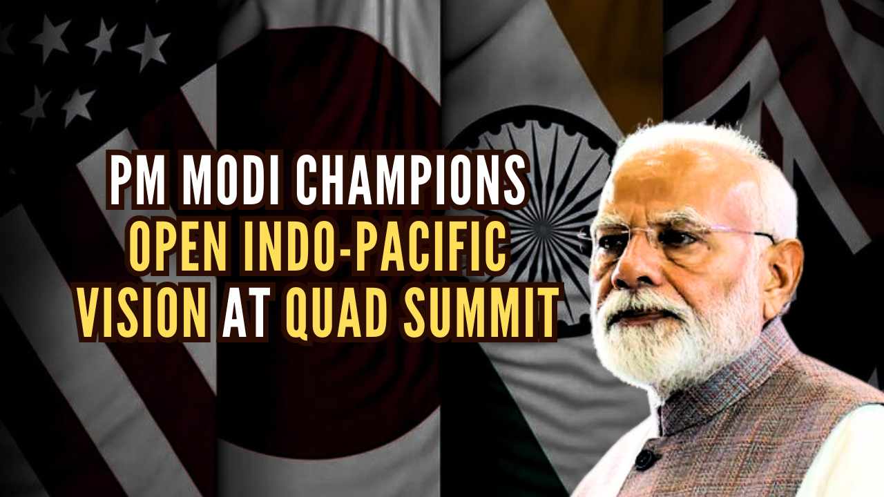 PM Modi champions Open Indo-Pacific Vision at QUAD Summit in Wilmington