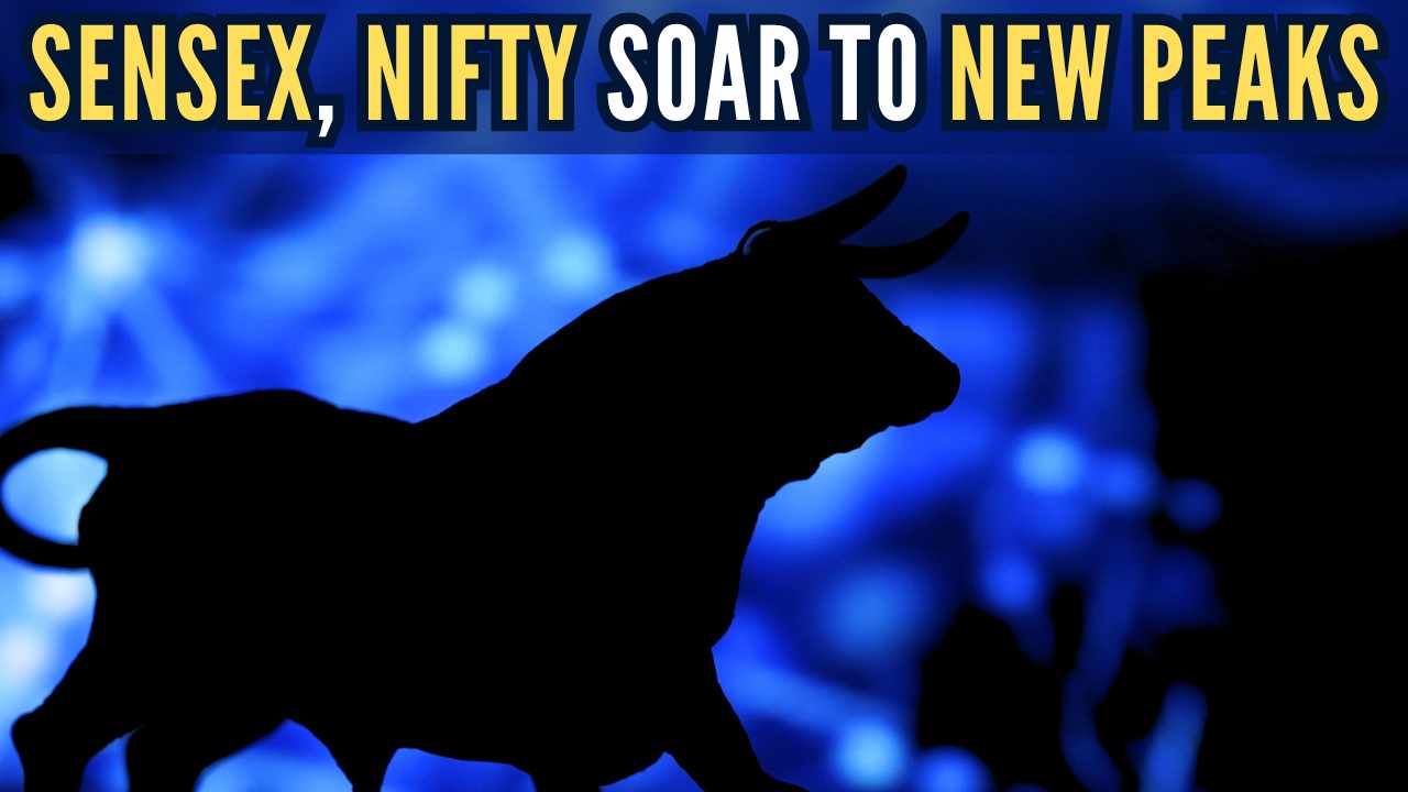 Sensex trades at all-time high; Nifty reaches unprecedented level at 25,911