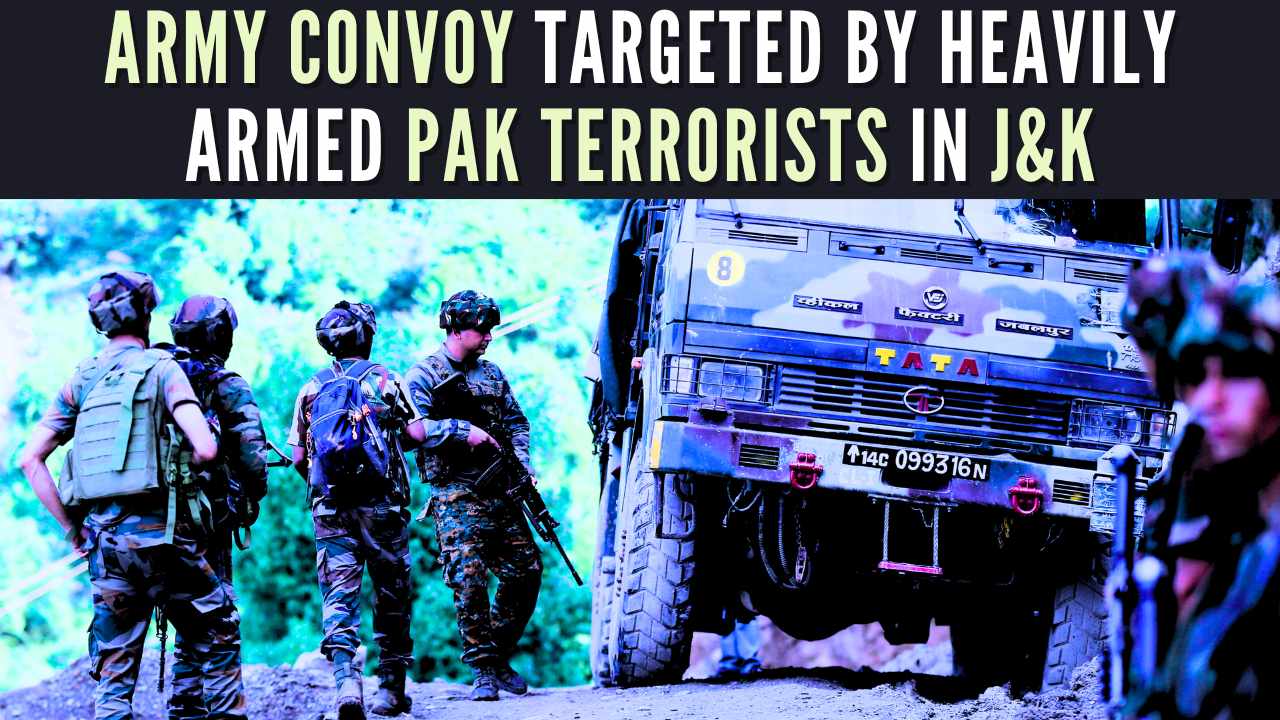 Army convoy targeted by heavily armed Pakistani terrorists in Butapathri, Baramulla