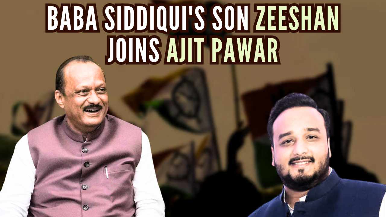 Baba Siddique’s son Zeeshan joins Ajit Pawar’s NCP amid political turmoil