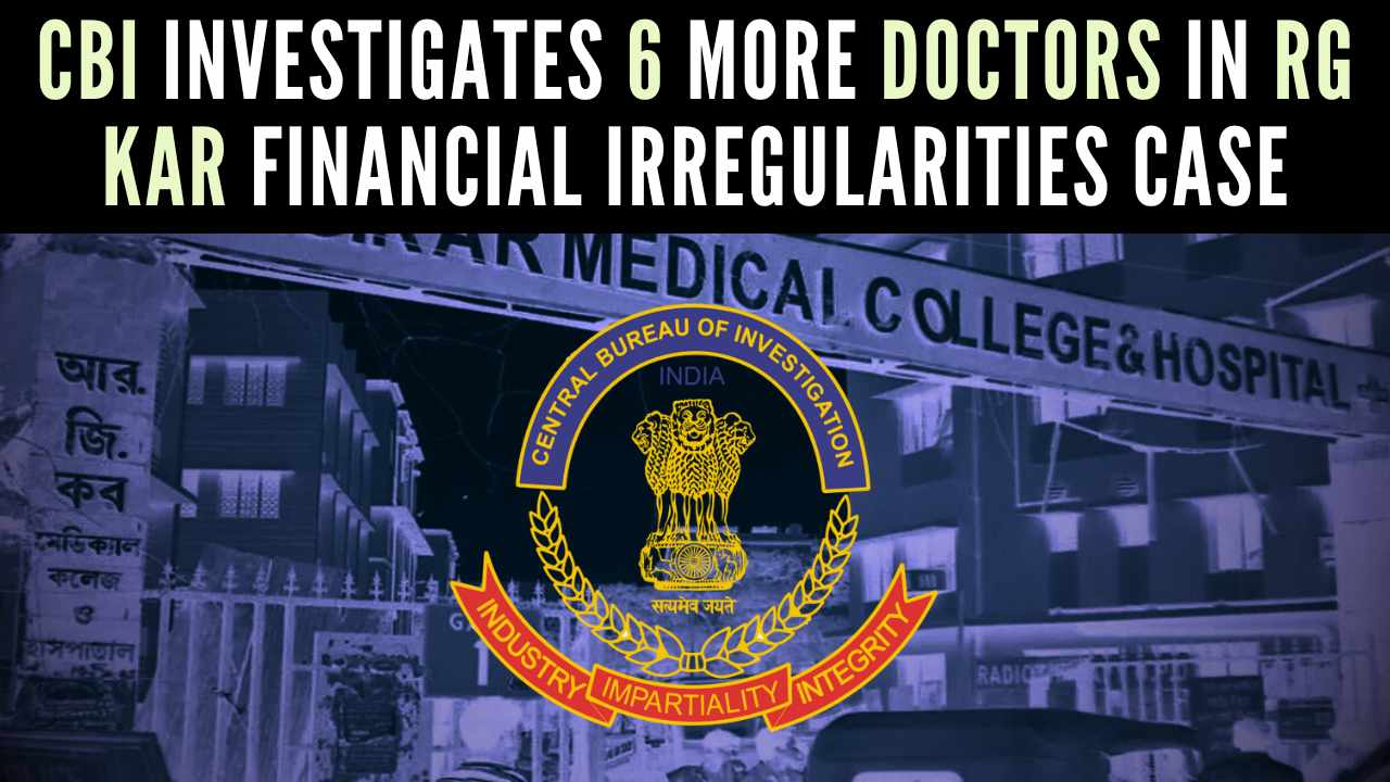 Six more doctors under CBI investigation in RG Kar financial irregularities case