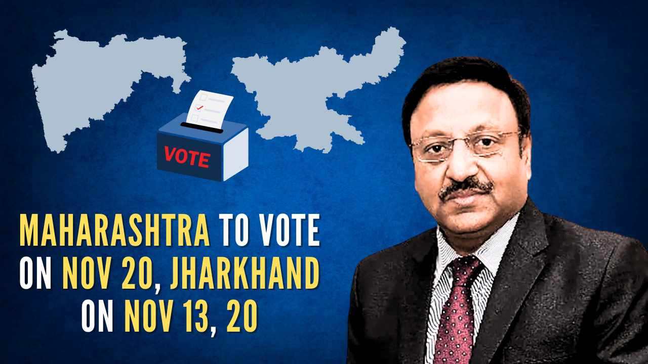 Maharashtra to vote on November 20, Jharkhand on November 13 and 20; results on Nov 23