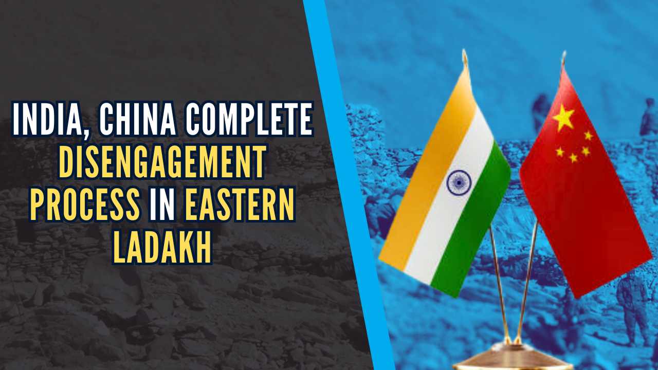 Comment on India and China complete disengagement process in Eastern Ladakh by sreeram