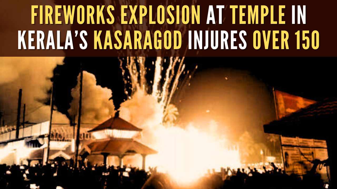 Kerala fireworks tragedy: Over 150 injured during a fireworks display at Anjootambalam Veerekavu Temple