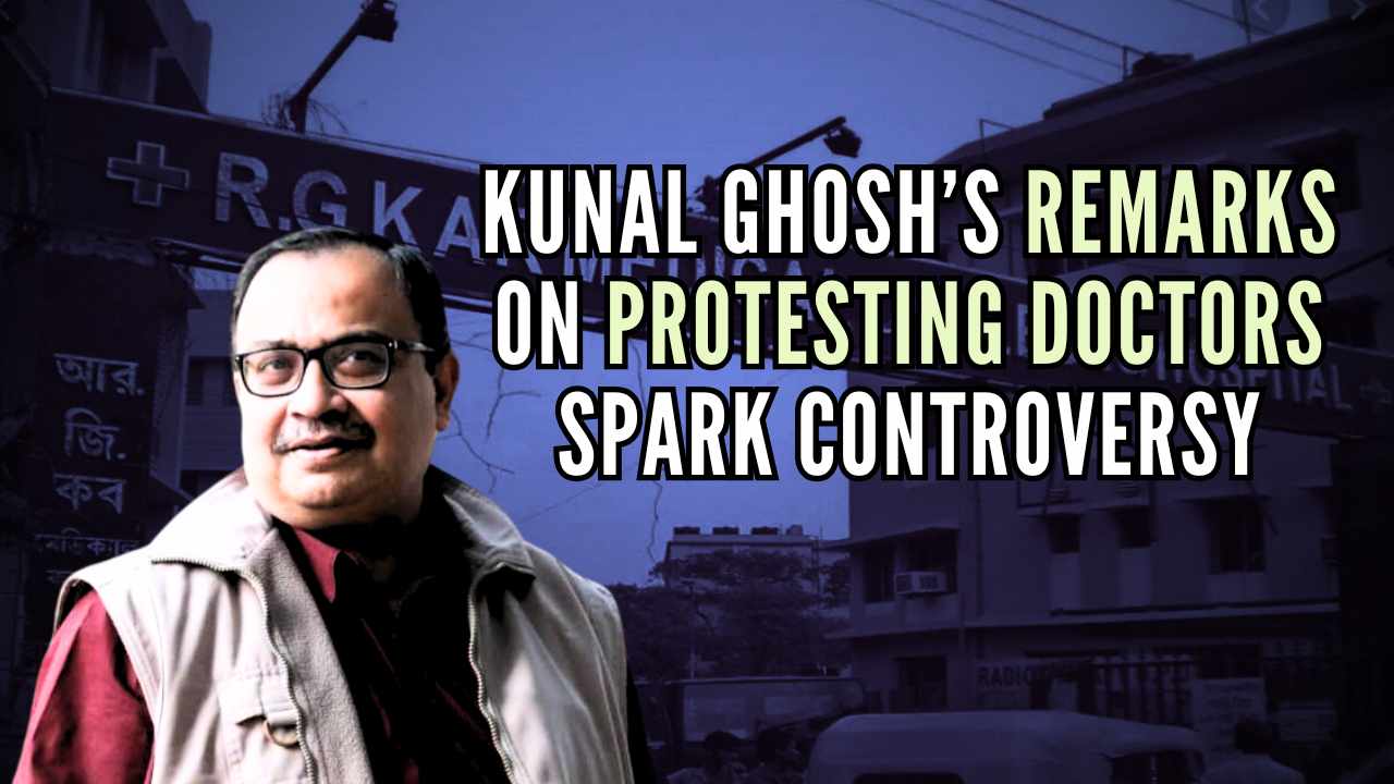 Trinamool leader Kunal Ghosh’s remarks on protesting doctors spark controversy