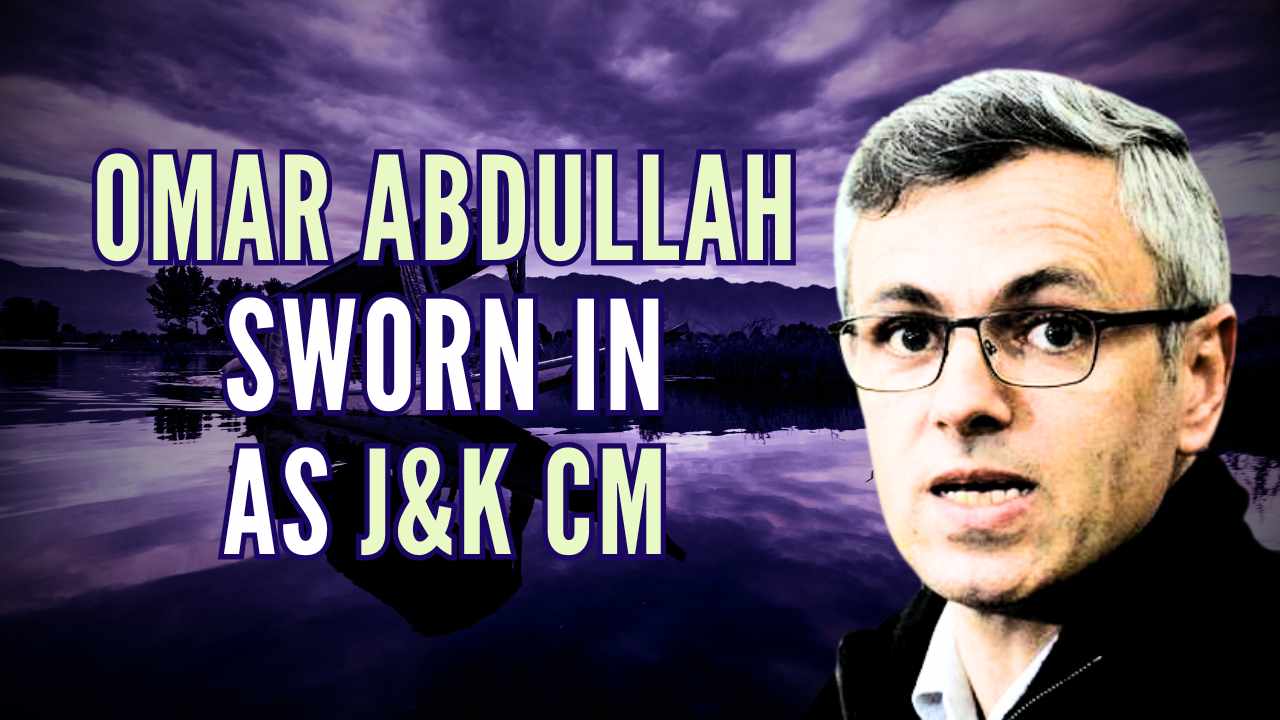 J&K: Omar Abdullah sworn in as Chief Minister, Surinder Choudhary becomes Deputy CM