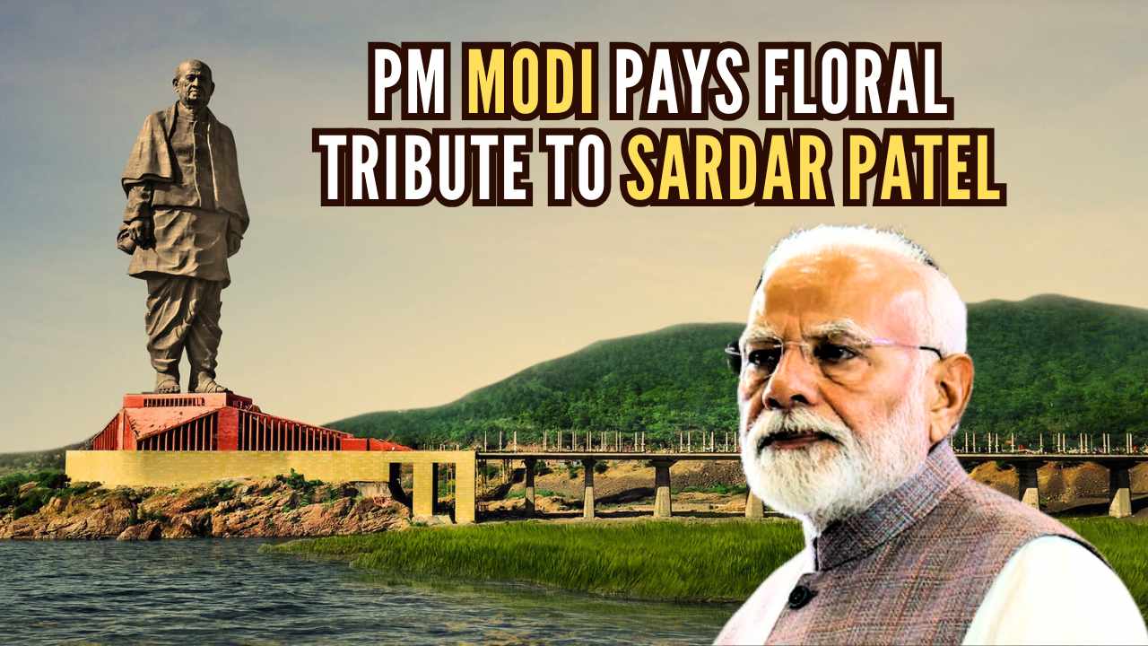 PM Modi pays tribute to Sardar Patel on his birth anniversary at Statue of Unity