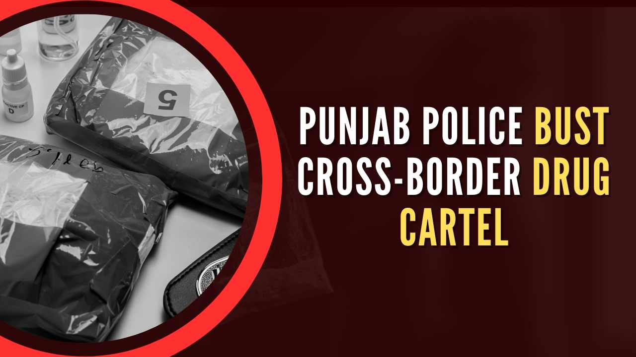 Punjab Police dismantle cross-border drug cartel; 105 kg heroin seized, two suspects arrested