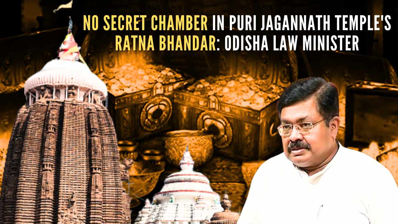 No secret chamber in Puri Jagannath temple’s Ratna Bhandar: Odisha Law Minister