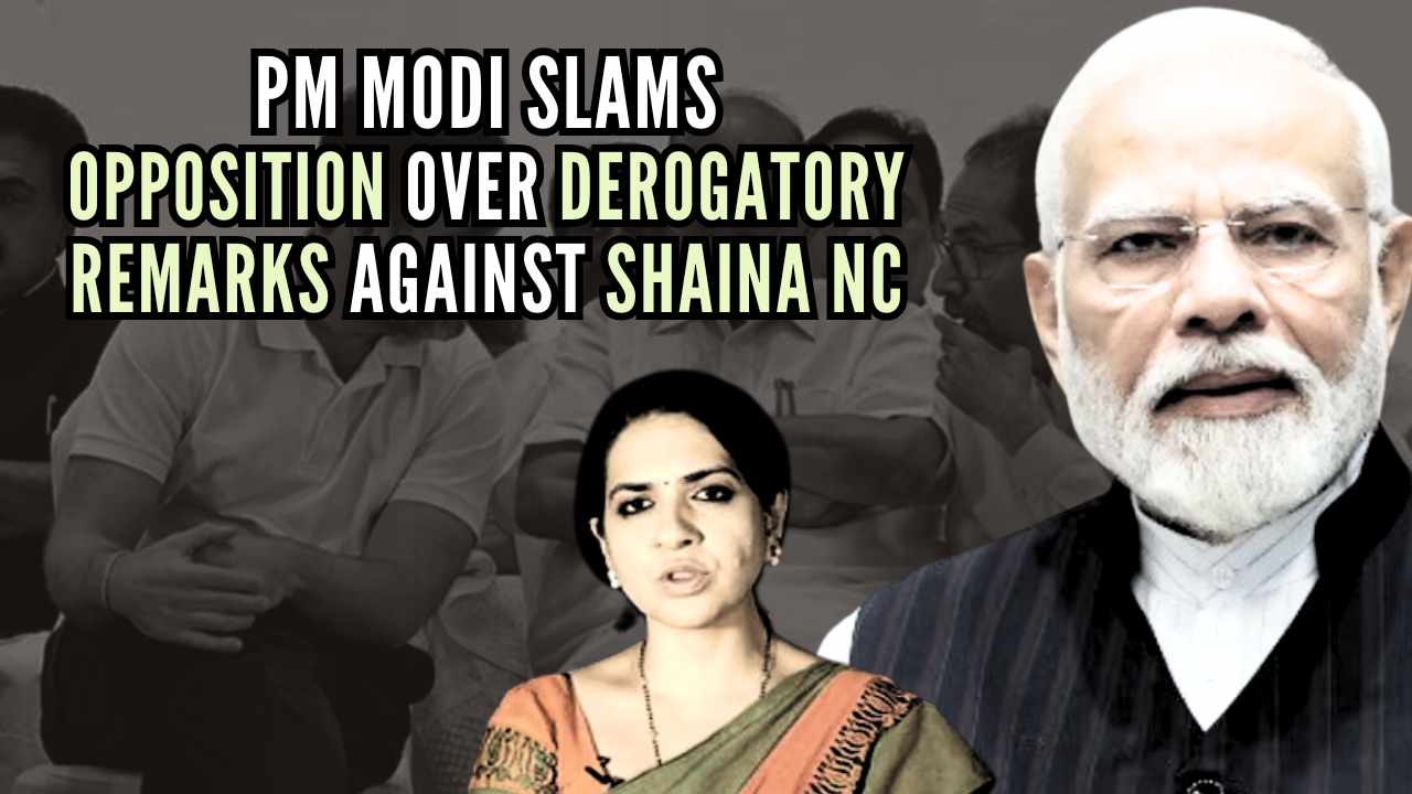 PM Modi criticizes Congress, I.N.D.I Alliance over derogatory remarks towards Shaina NC